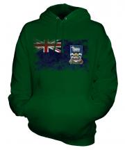 Falkland Islands Distressed Flag Unisex Adult Hoodie