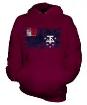 French Southern And Antarctic Lands Distressed Flag Unisex Adult Hoodie