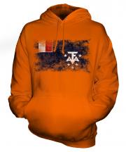 French Southern And Antarctic Lands Distressed Flag Unisex Adult Hoodie