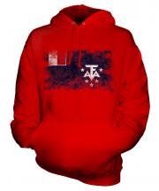 French Southern And Antarctic Lands Distressed Flag Unisex Adult Hoodie