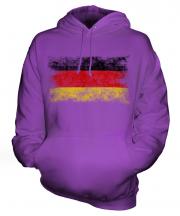Germany Distressed Flag Unisex Adult Hoodie