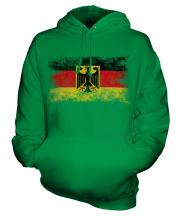 Germany State Distressed Flag Unisex Adult Hoodie