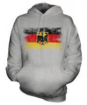 Germany State Distressed Flag Unisex Adult Hoodie