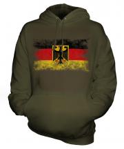 Germany State Distressed Flag Unisex Adult Hoodie