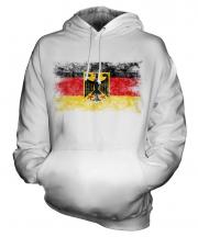 Germany State Distressed Flag Unisex Adult Hoodie