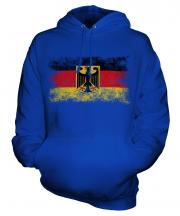 Germany State Distressed Flag Unisex Adult Hoodie