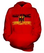 Germany State Distressed Flag Unisex Adult Hoodie