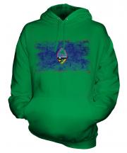 Guam Distressed Flag Unisex Adult Hoodie