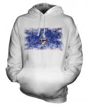Guam Distressed Flag Unisex Adult Hoodie