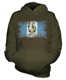 Guatemala Distressed Flag Unisex Adult Hoodie