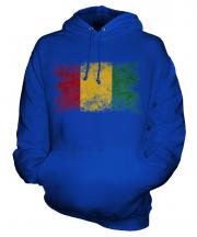 Guinea Distressed Flag Unisex Adult Hoodie