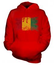 Guinea Distressed Flag Unisex Adult Hoodie