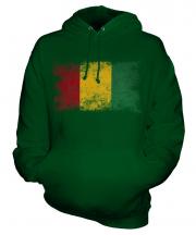 Guinea Distressed Flag Unisex Adult Hoodie