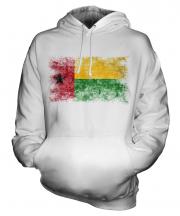 Guinea Bissau Distressed Flag Unisex Adult Hoodie