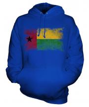 Guinea Bissau Distressed Flag Unisex Adult Hoodie