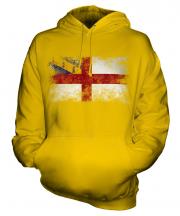 Herm Distressed Flag Unisex Adult Hoodie