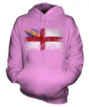 Herm Distressed Flag Unisex Adult Hoodie