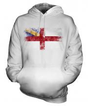 Herm Distressed Flag Unisex Adult Hoodie