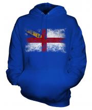 Herm Distressed Flag Unisex Adult Hoodie