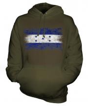 Honduras Distressed Flag Unisex Adult Hoodie