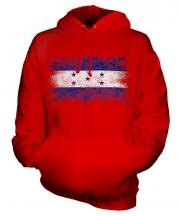 Honduras Distressed Flag Unisex Adult Hoodie