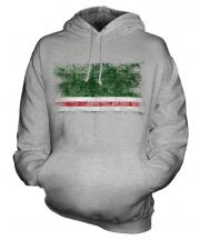 Ichkeria Distressed Flag Unisex Adult Hoodie