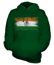 India Distressed Flag Unisex Adult Hoodie
