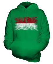 Indonesia Distressed Flag Unisex Adult Hoodie