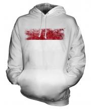 Indonesia Distressed Flag Unisex Adult Hoodie