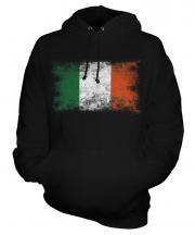 Ireland Distressed Flag Unisex Adult Hoodie