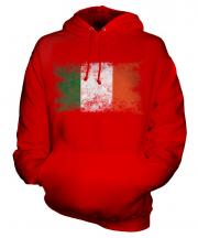 Ireland Distressed Flag Unisex Adult Hoodie