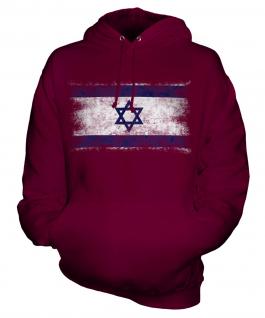 Israel Distressed Flag Unisex Adult Hoodie