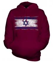 Israel Distressed Flag Unisex Adult Hoodie