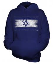 Israel Distressed Flag Unisex Adult Hoodie