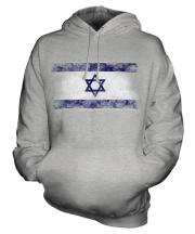 Israel Distressed Flag Unisex Adult Hoodie