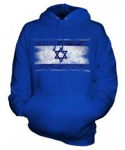 Israel Distressed Flag Unisex Adult Hoodie