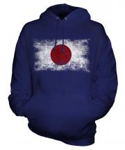 Japan Distressed Flag Unisex Adult Hoodie