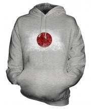 Japan Distressed Flag Unisex Adult Hoodie