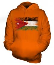 Jordan Distressed Flag Unisex Adult Hoodie