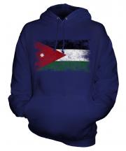 Jordan Distressed Flag Unisex Adult Hoodie