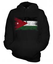 Jordan Distressed Flag Unisex Adult Hoodie