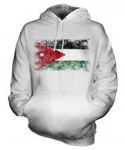 Jordan Distressed Flag Unisex Adult Hoodie