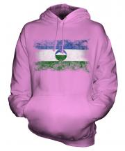 Kabardino-Balkaria Distressed Flag Unisex Adult Hoodie