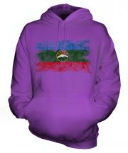 Karachay-Cherkessia Distressed Flag Unisex Adult Hoodie