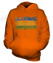 Karakalpakstan Distressed Flag Unisex Adult Hoodie