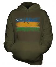 Karakalpakstan Distressed Flag Unisex Adult Hoodie