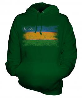 Karakalpakstan Distressed Flag Unisex Adult Hoodie