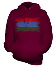 Karelia Distressed Flag Unisex Adult Hoodie