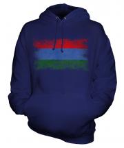 Karelia Distressed Flag Unisex Adult Hoodie