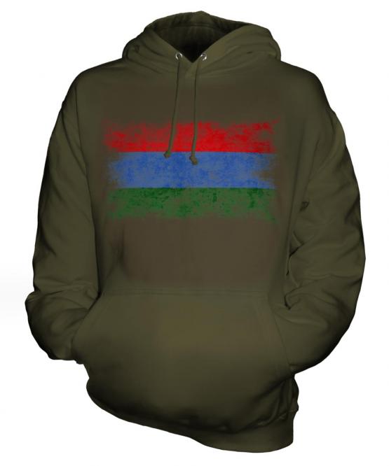 Karelia Distressed Flag Unisex Adult Hoodie
